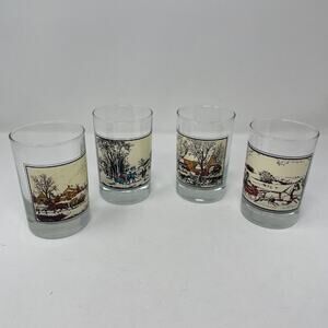 Currier & Ive’s Vintage 1981 Glass Collection By Arby’s